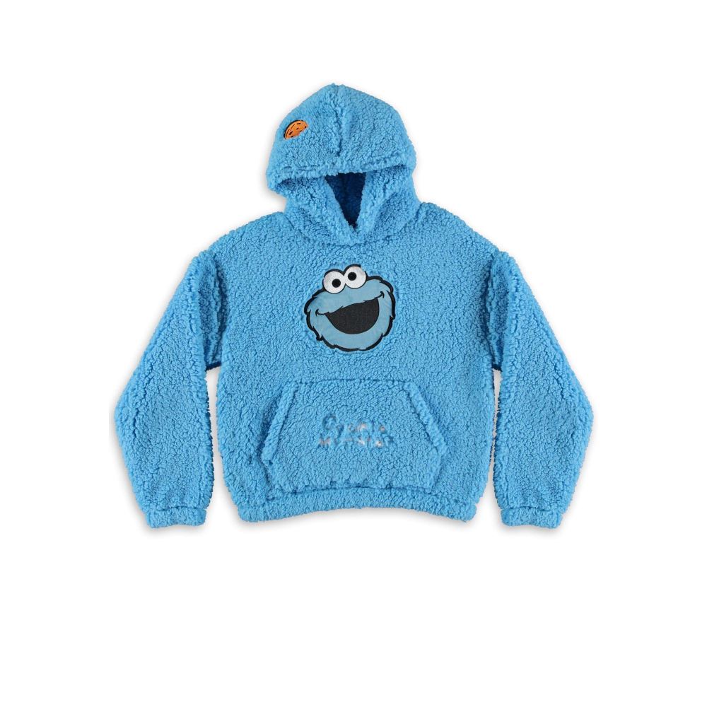 Sesame Street - Cookie Monster Teddy Hoodie/trui - Blauw